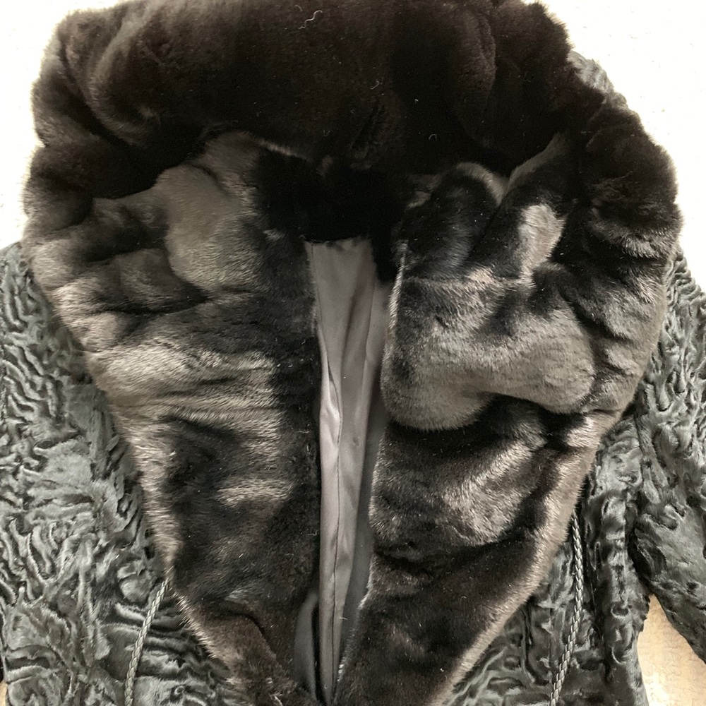 Black Mink Coat - image 2
